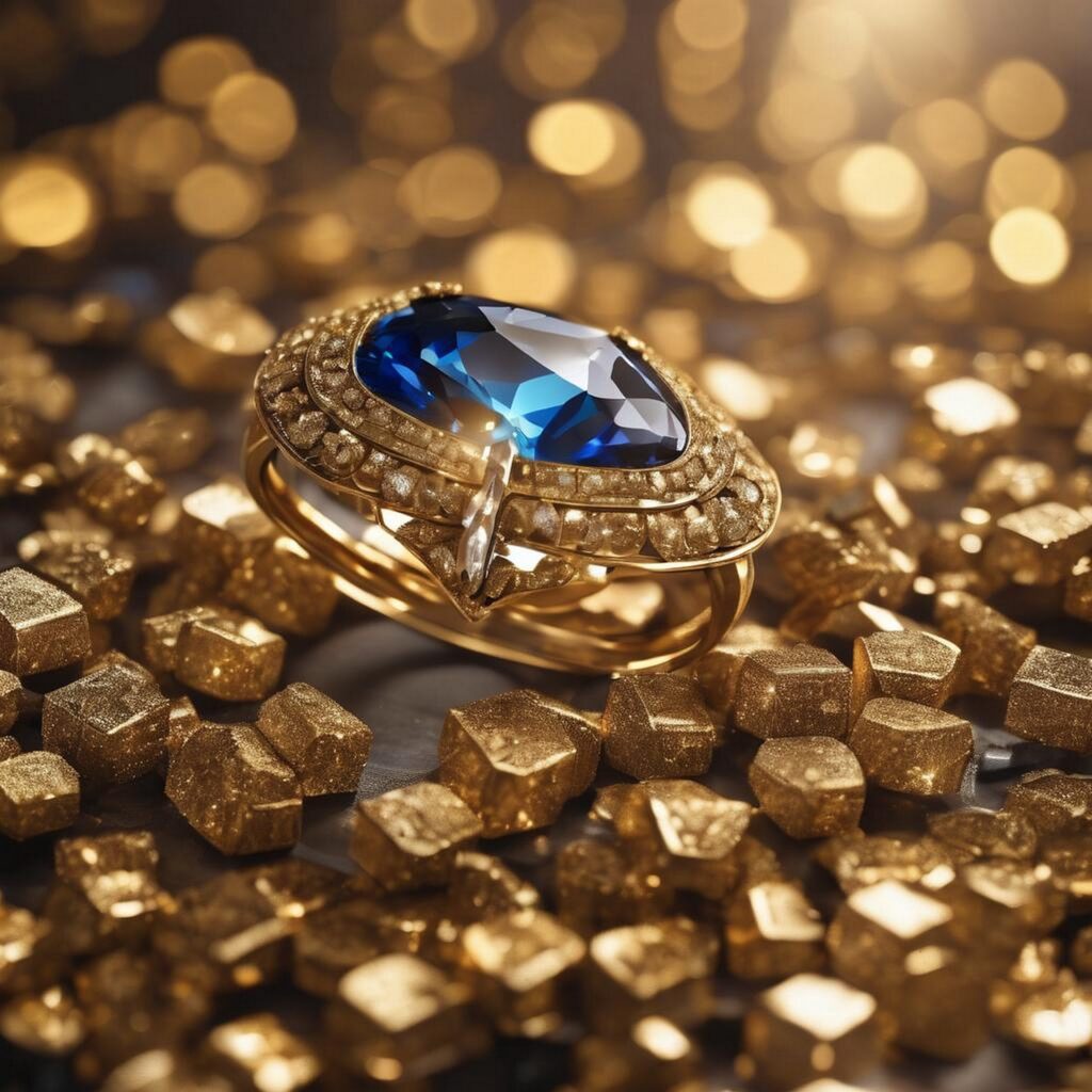 sapphire gold ring luxury jewelry september birthstone